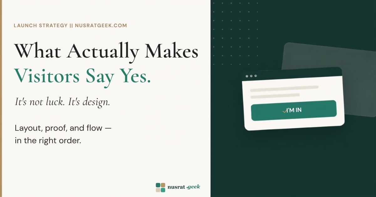 The Conversion Website Build: What Actually Makes Visitors Say Yes